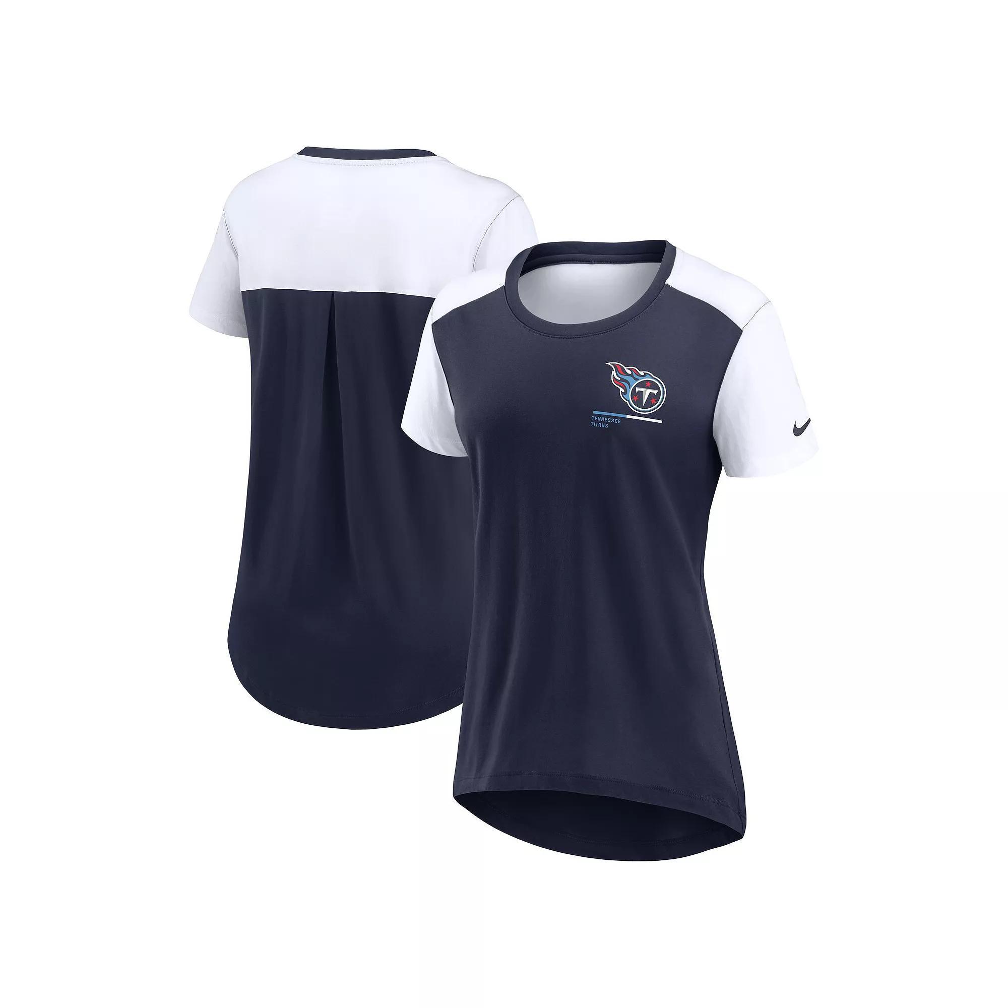 Women's Nike  Navy Tennessee Titans Performance Fashion T-Shirt, Size: XXL, Blue Product Image