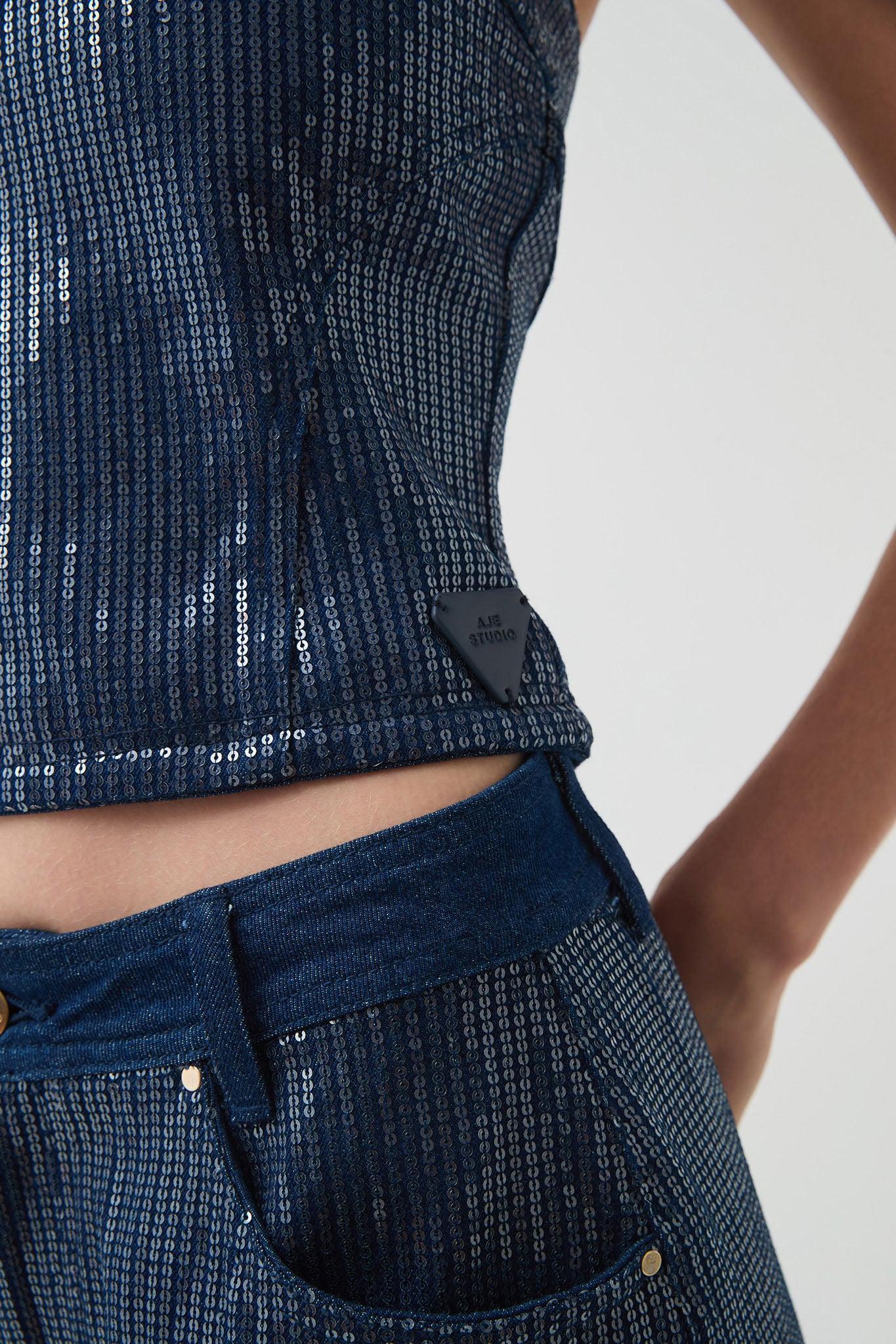 Reflect Denim Bustier Product Image