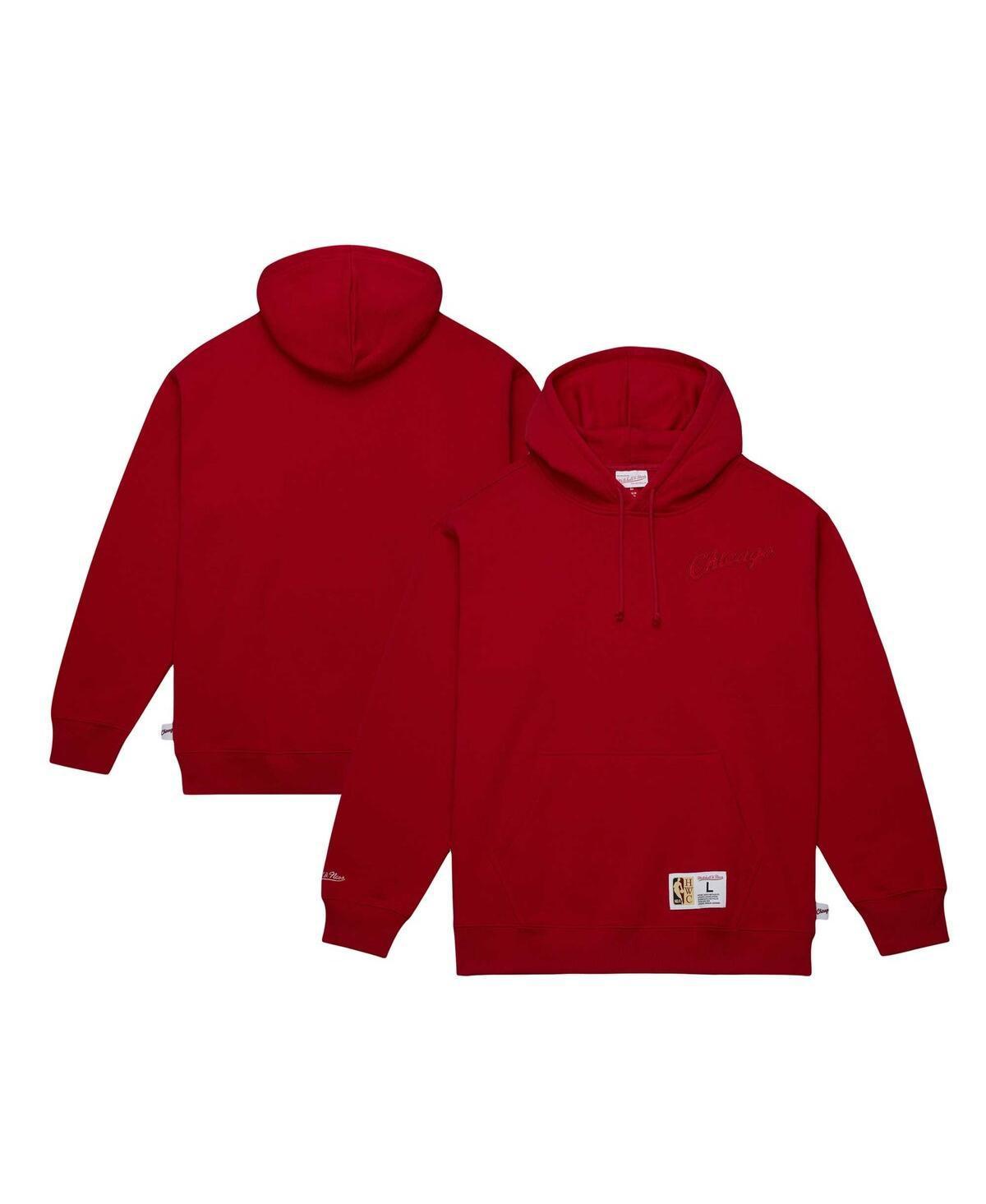 Mens Mitchell & Ness Chicago Bulls Hardwood Classics Tonal Pullover Hoodie Product Image