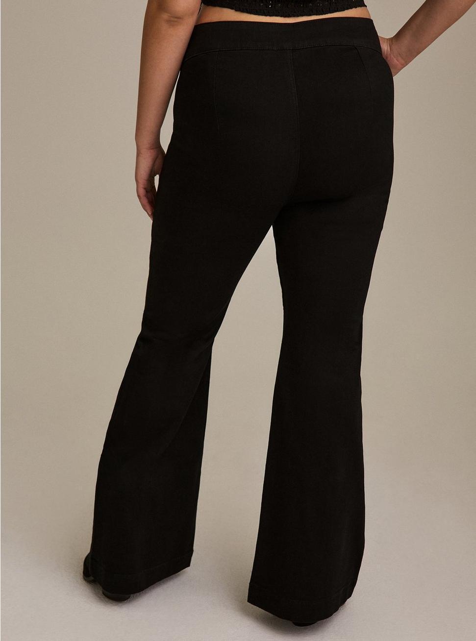 Festi Lace-Up Flare High-Rise Jean Product Image