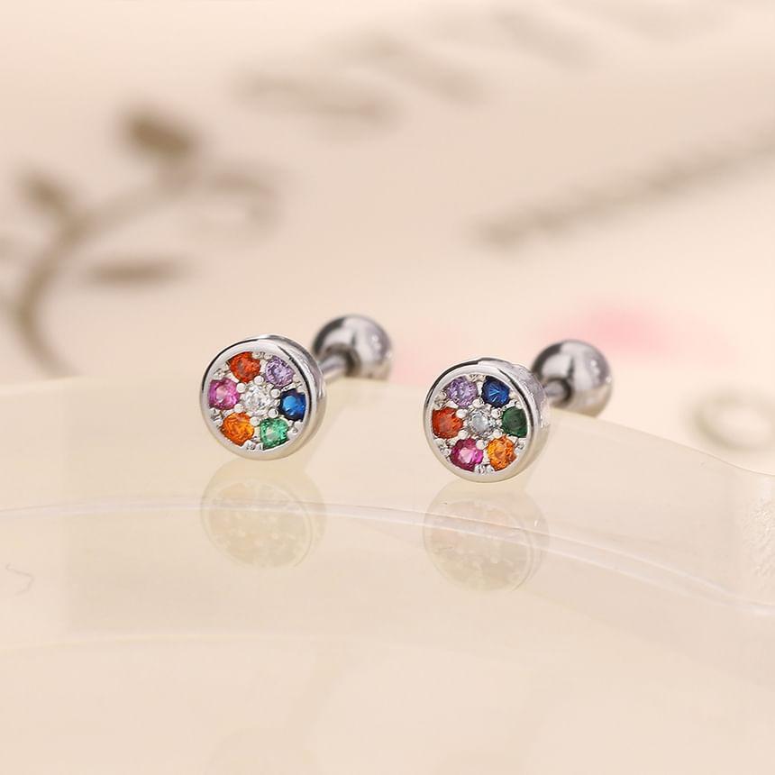 Rhinestone Stud Earring Product Image