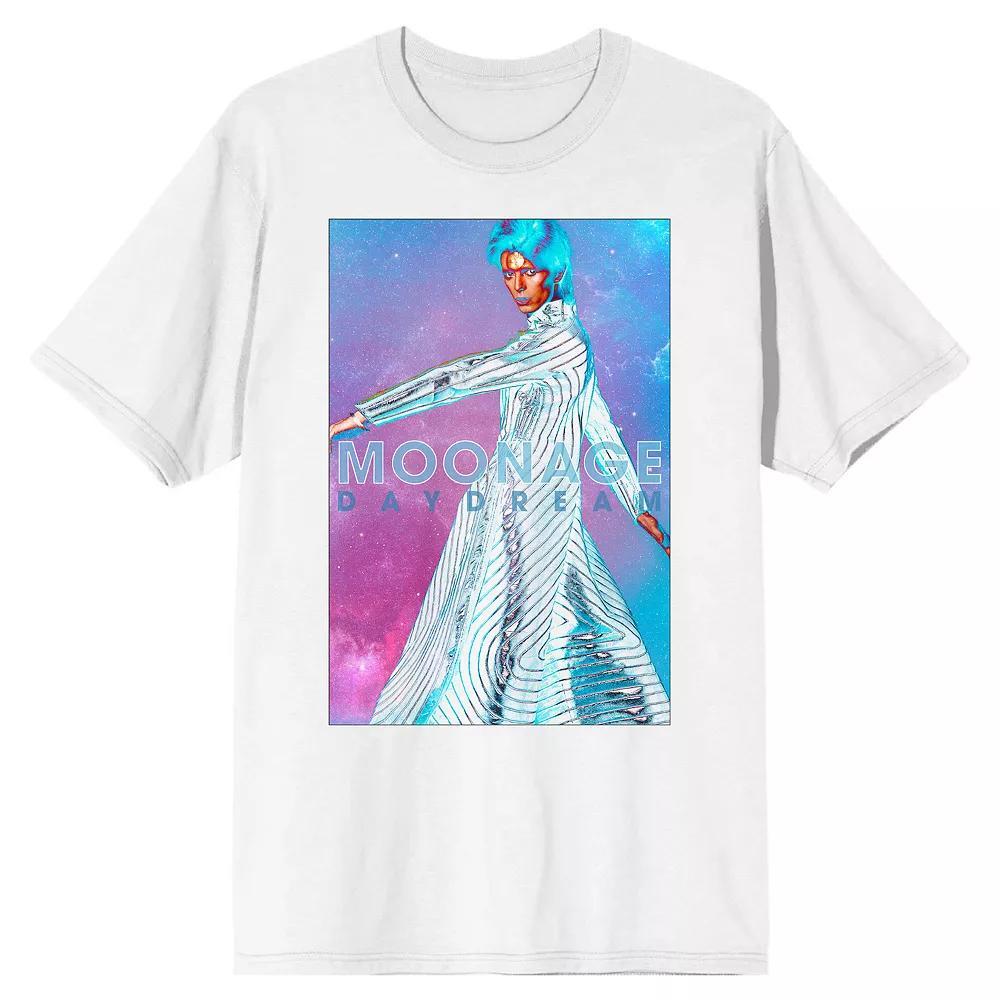 Mens David Bowie Colored Smoke Graphic Tee Product Image