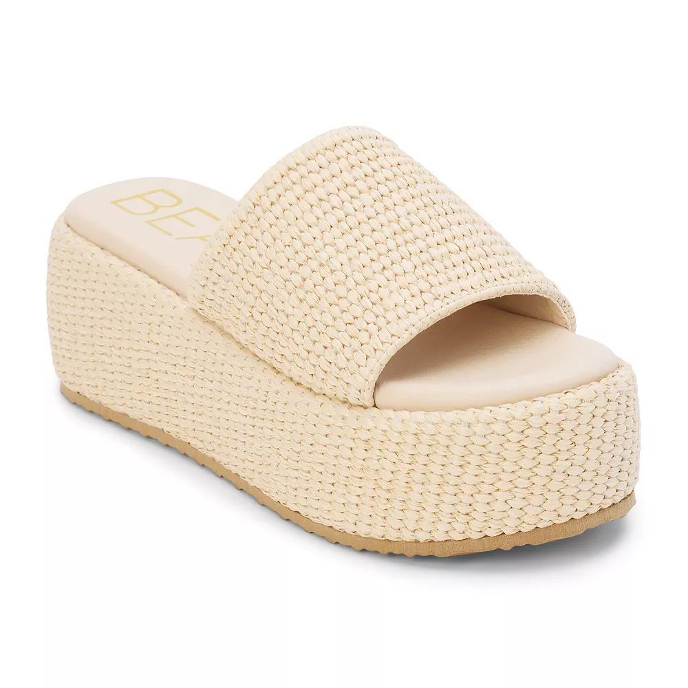 Beach by Matisse Pismo Wedge Women's Sandals, Size: 10, Natural Product Image
