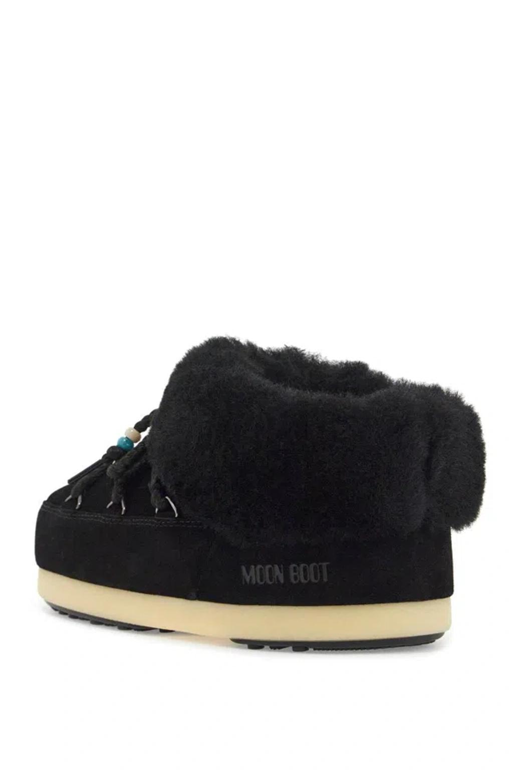 MOON BOOT Mb Evx Mule Suede Beads In Black Product Image