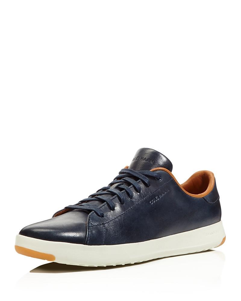 Cole Haan Mens GrandPro Leather Lace Up Sneakers Product Image