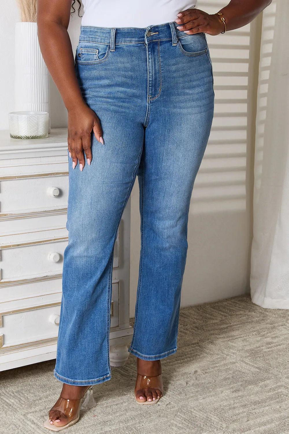 82515   Brooks Hi-Rise Classic Bootcut Judy Blue Jeans Product Image