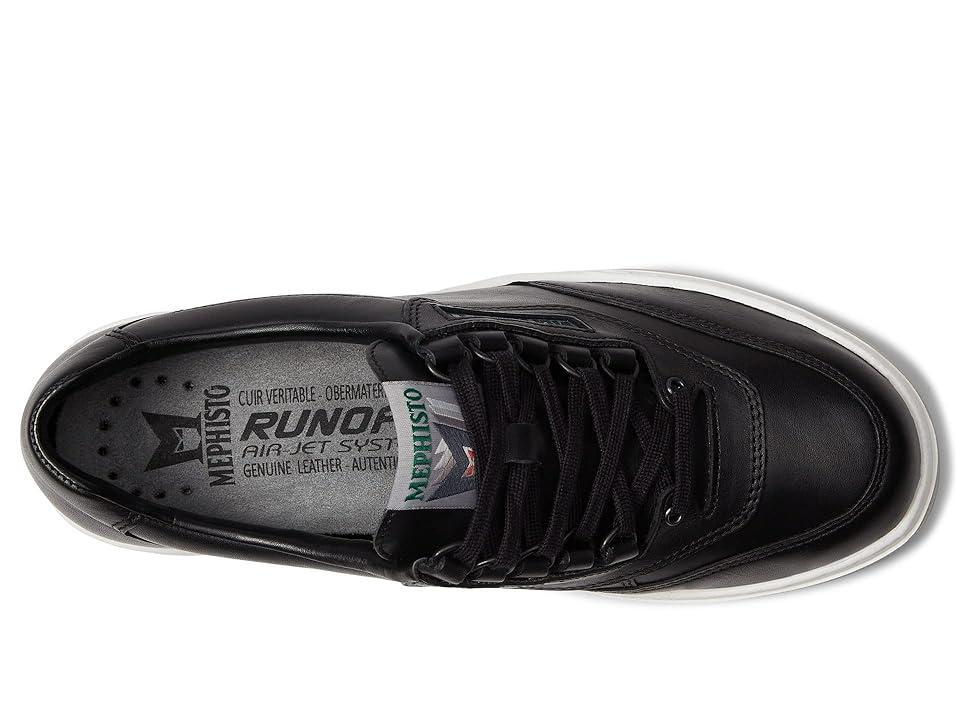 Mens Match Leather Tennis Sneakers Product Image