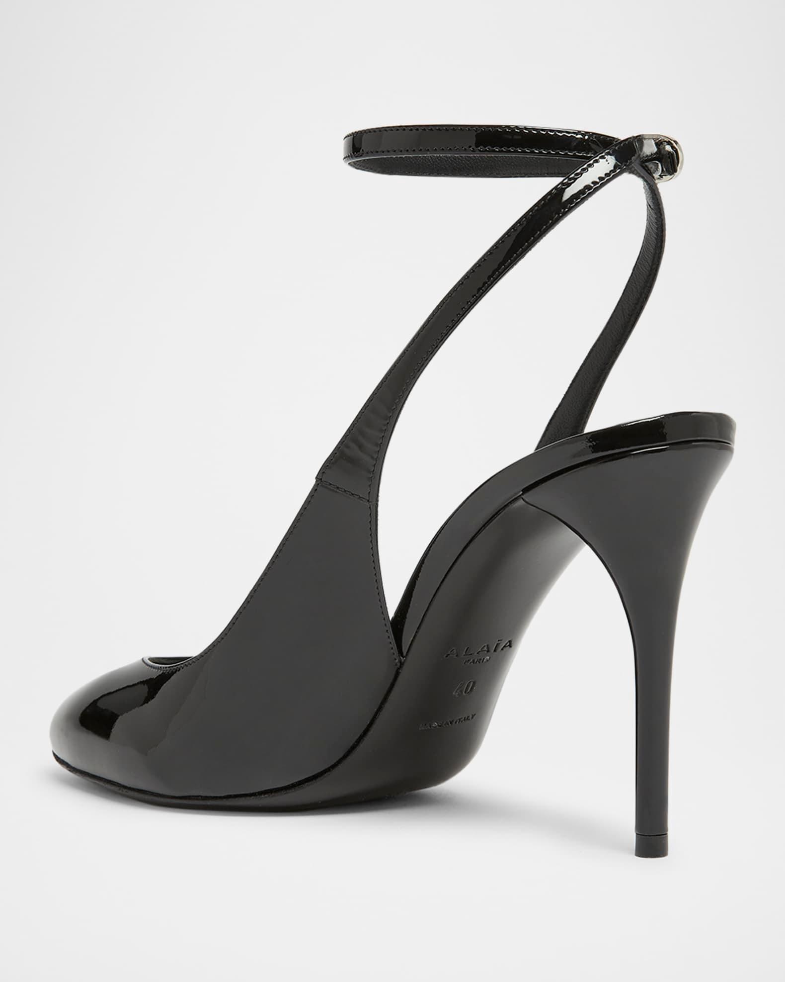 Patent Leather Slingback Pumps Product Image