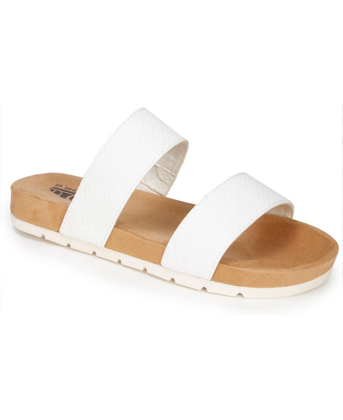 Cliffs by White Mountain Tahlie Women's Slide Sandals, Size: 8, White Es Print Product Image