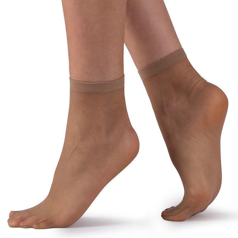 LECHERY® Matte Silky Sheer 15 Denier 1 Pair of Socks, Women's, Beige Product Image