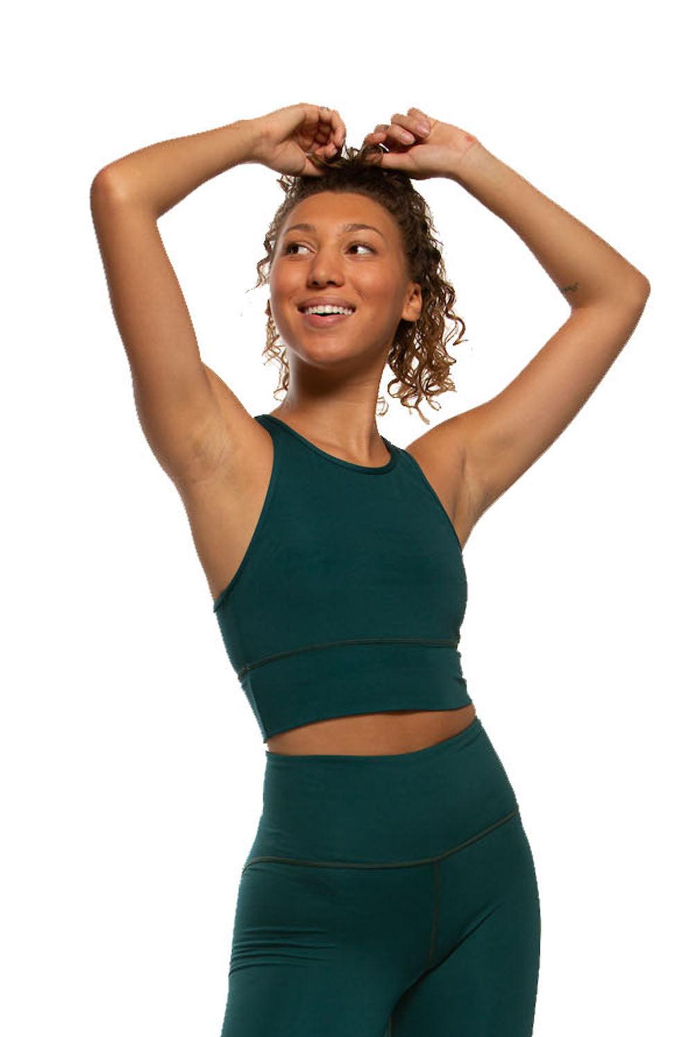 Rae Sports Bra - Turquoise Female Product Image