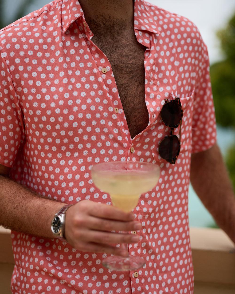 Margaritaville by Kenny Flowers – The 5 O’Clock On The Dot - Short Sleeve Shirt Product Image