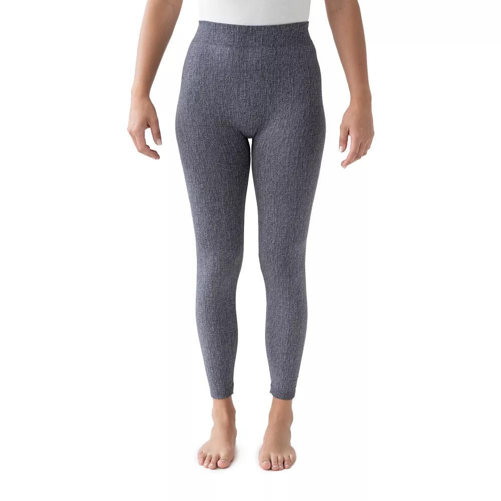 Womens MUK LUKS Faux Denim Leggings Product Image