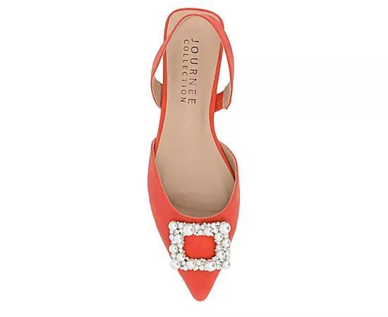 Journee Collection Womens Hannae Wideflat Product Image