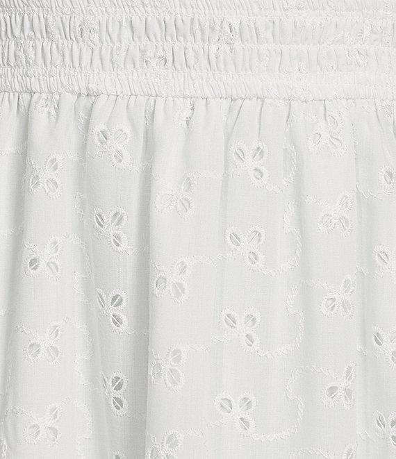 Evolutionary Eyelet Spaghetti Strap Tiered Dress Product Image