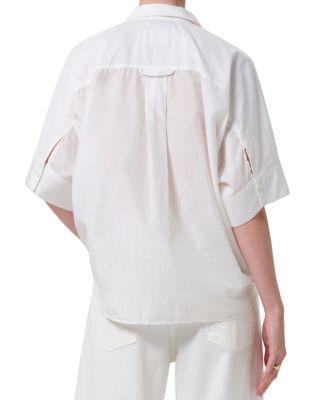 Claire Lace Trim Shirt Product Image