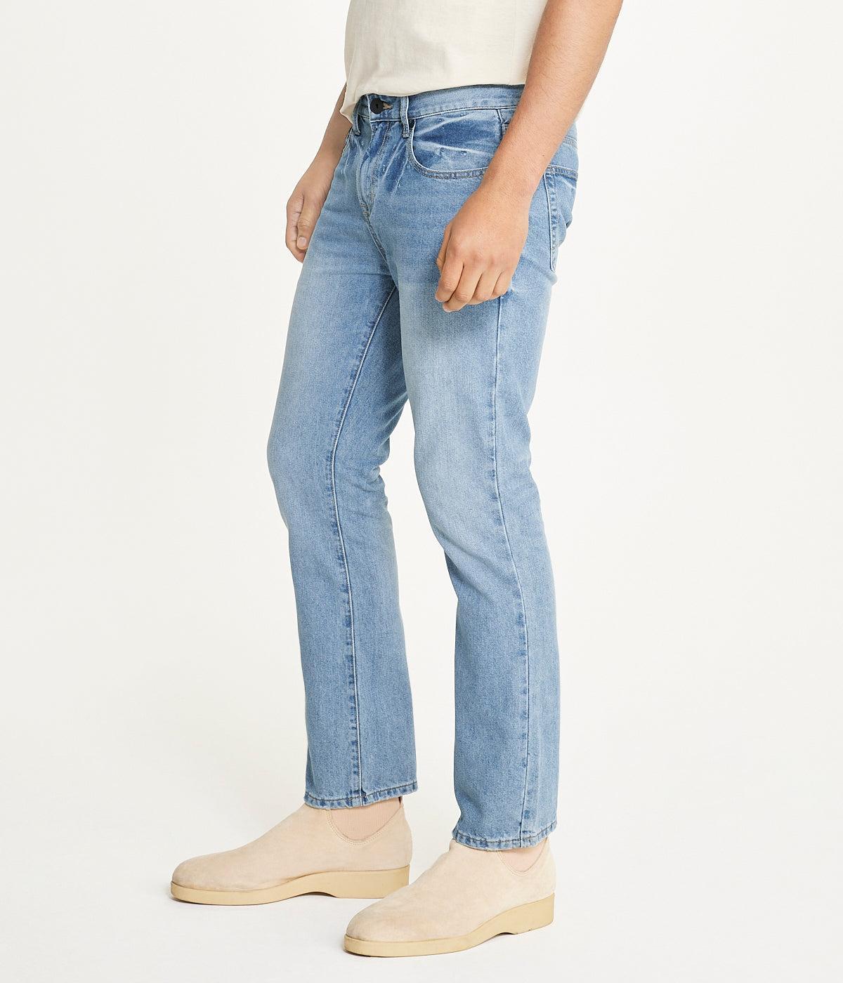 Light Wash Rigid Slim Boot Cut Jean Product Image