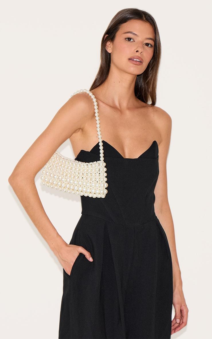 White Pearl Shoulder Bag Product Image