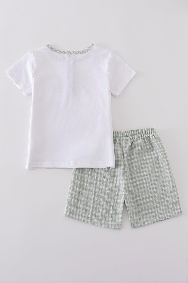 Premium White bunny embroidery set Product Image