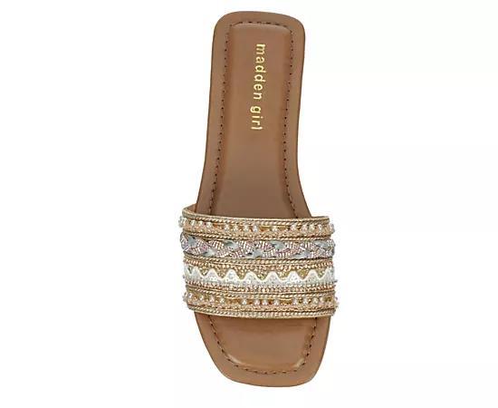 madden girl Thread Women's Slide Sandals, Size: 8, Blush Product Image