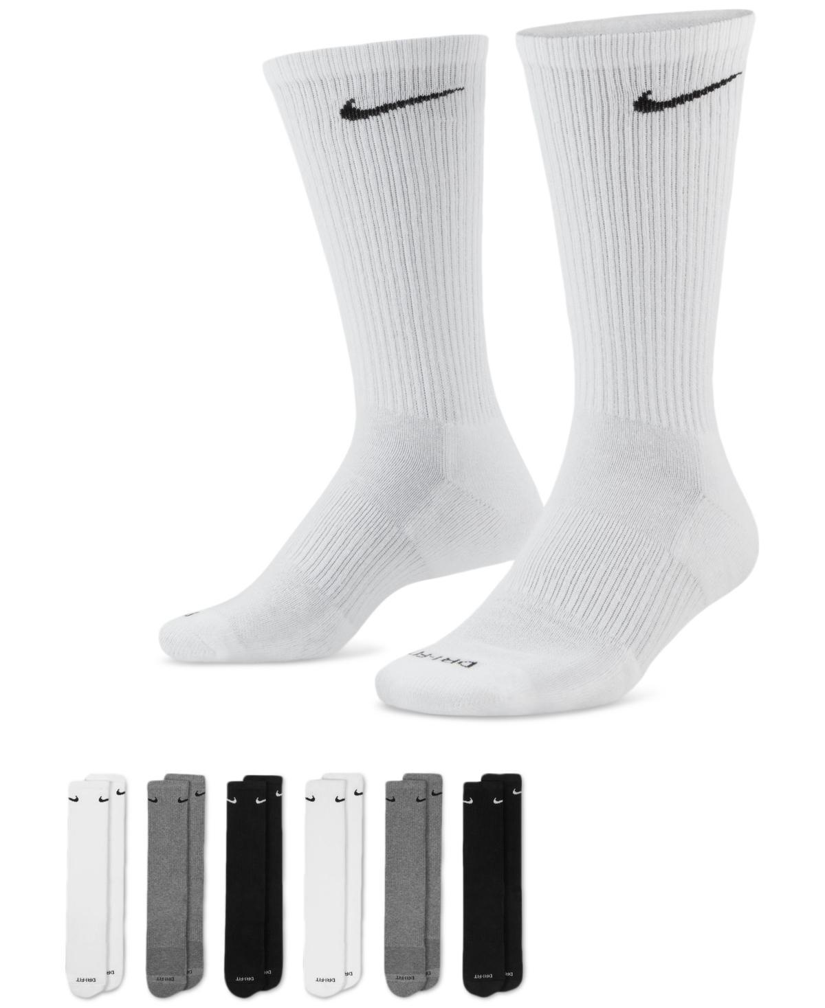 Mens Nike 6-pack Everyday Plus Cushion Crew Training Socks Product Image