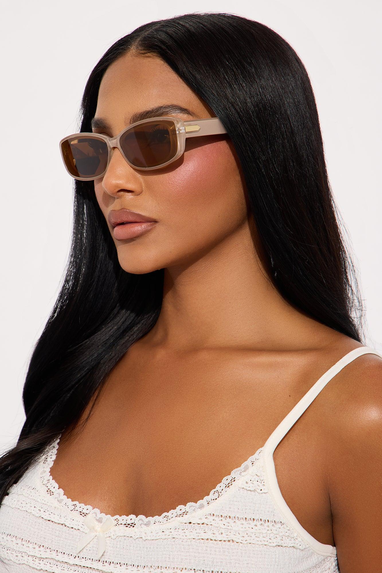 Infinity Horizon Square Sunglasses - Nude Female Product Image