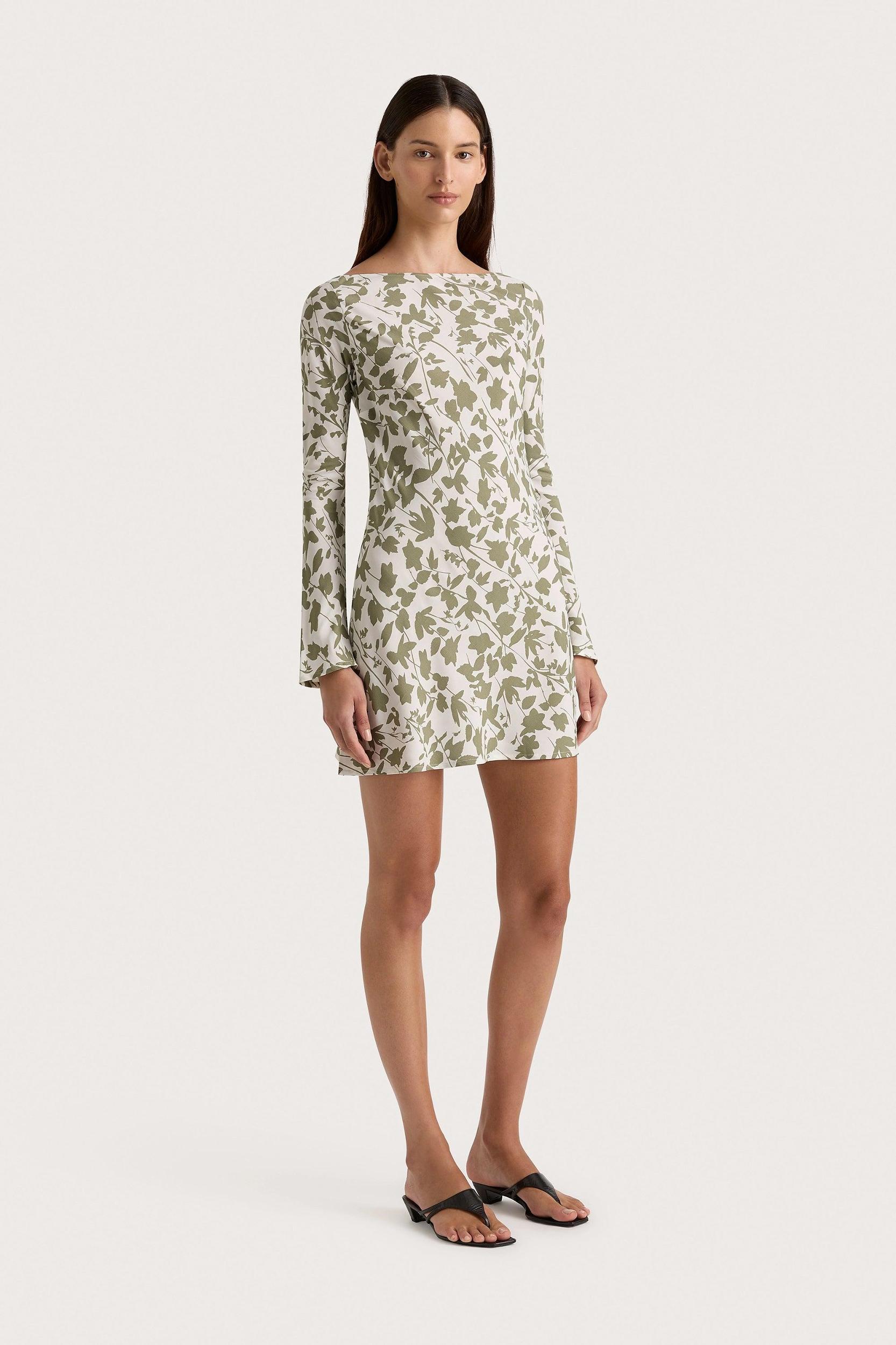 Lilou Mini Dress Poplar Sage Product Image