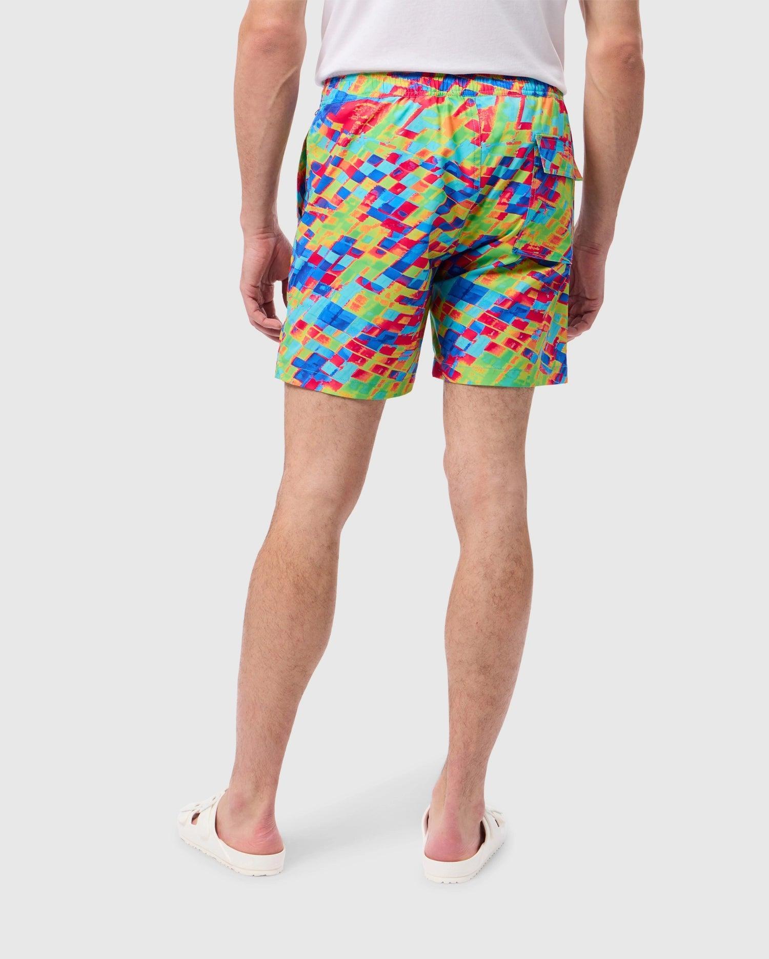 MENS SHELDON ALL OVER PRINT SWIM TRUNK - B6W588C200 Product Image
