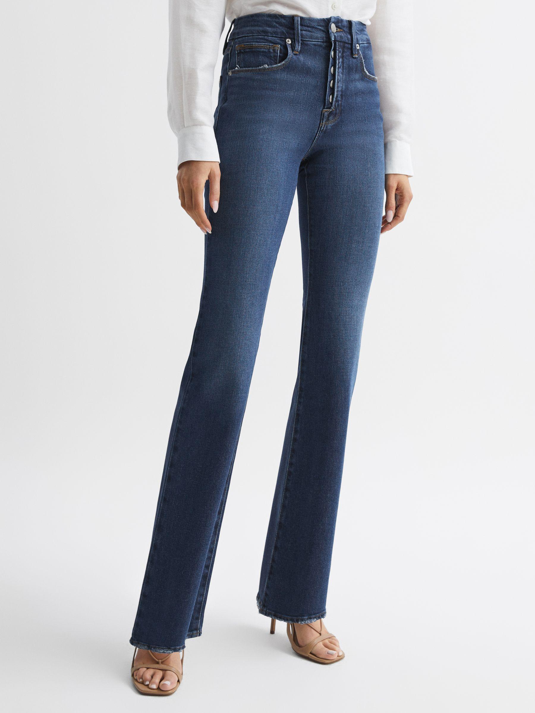 Good American Good Classic Bootleg Jeans in Indigo Product Image