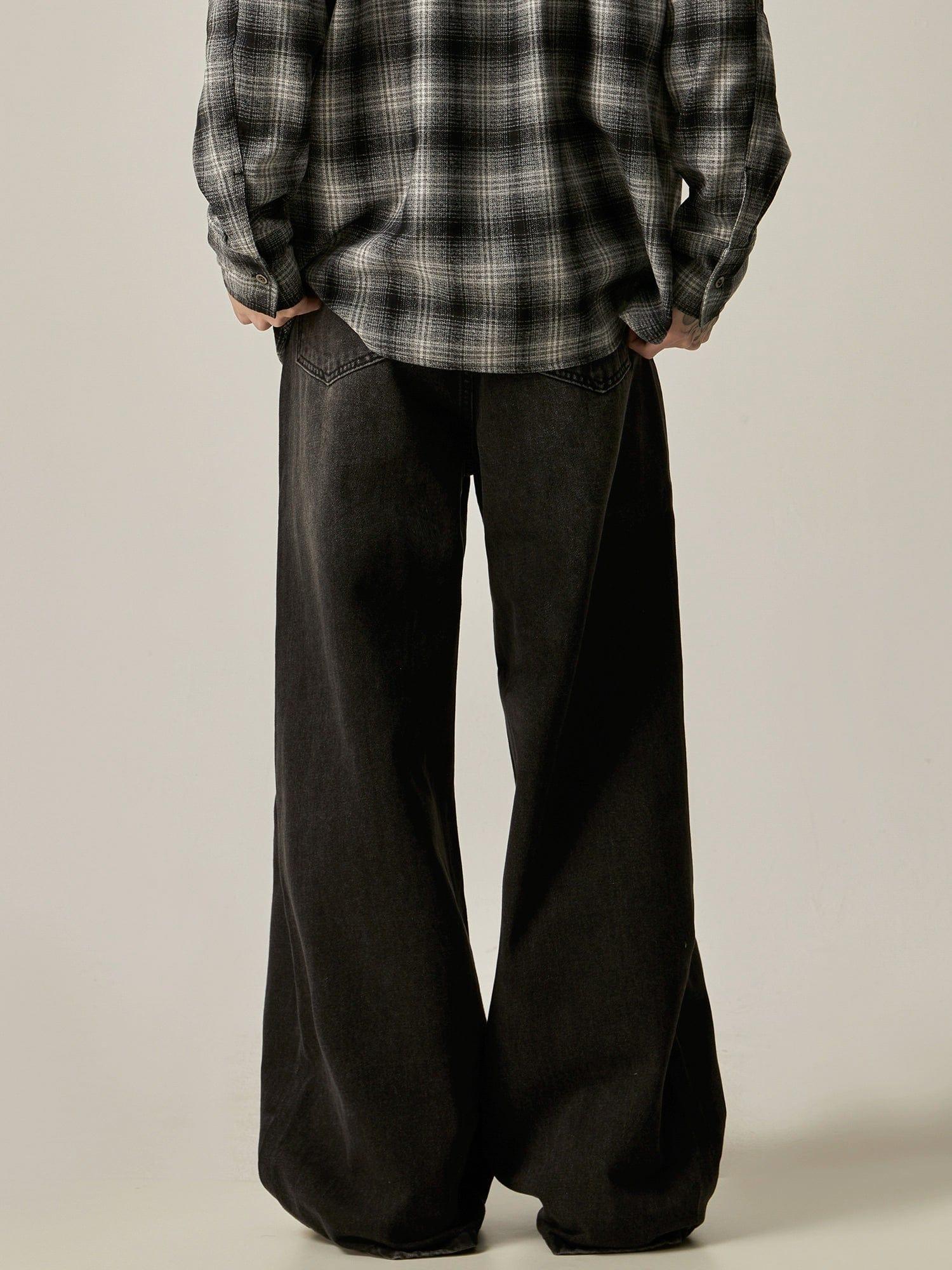 RT No. 11269 WASHED LAZY DENIM JEANS Product Image