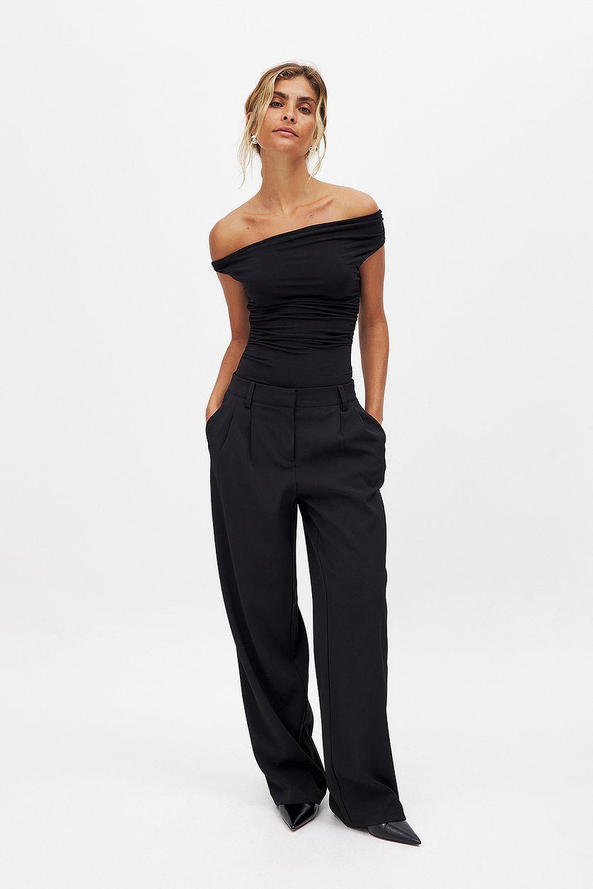 Twist Off Shoulder Top Product Image