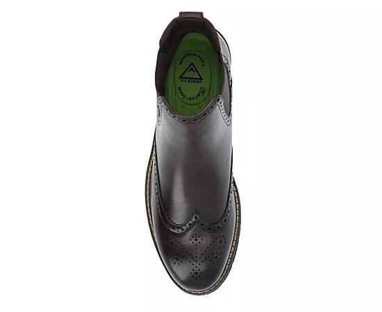 VANCE Hogan Tru Comfort Foam Mens Wingtip Chelsea Boots Red Product Image