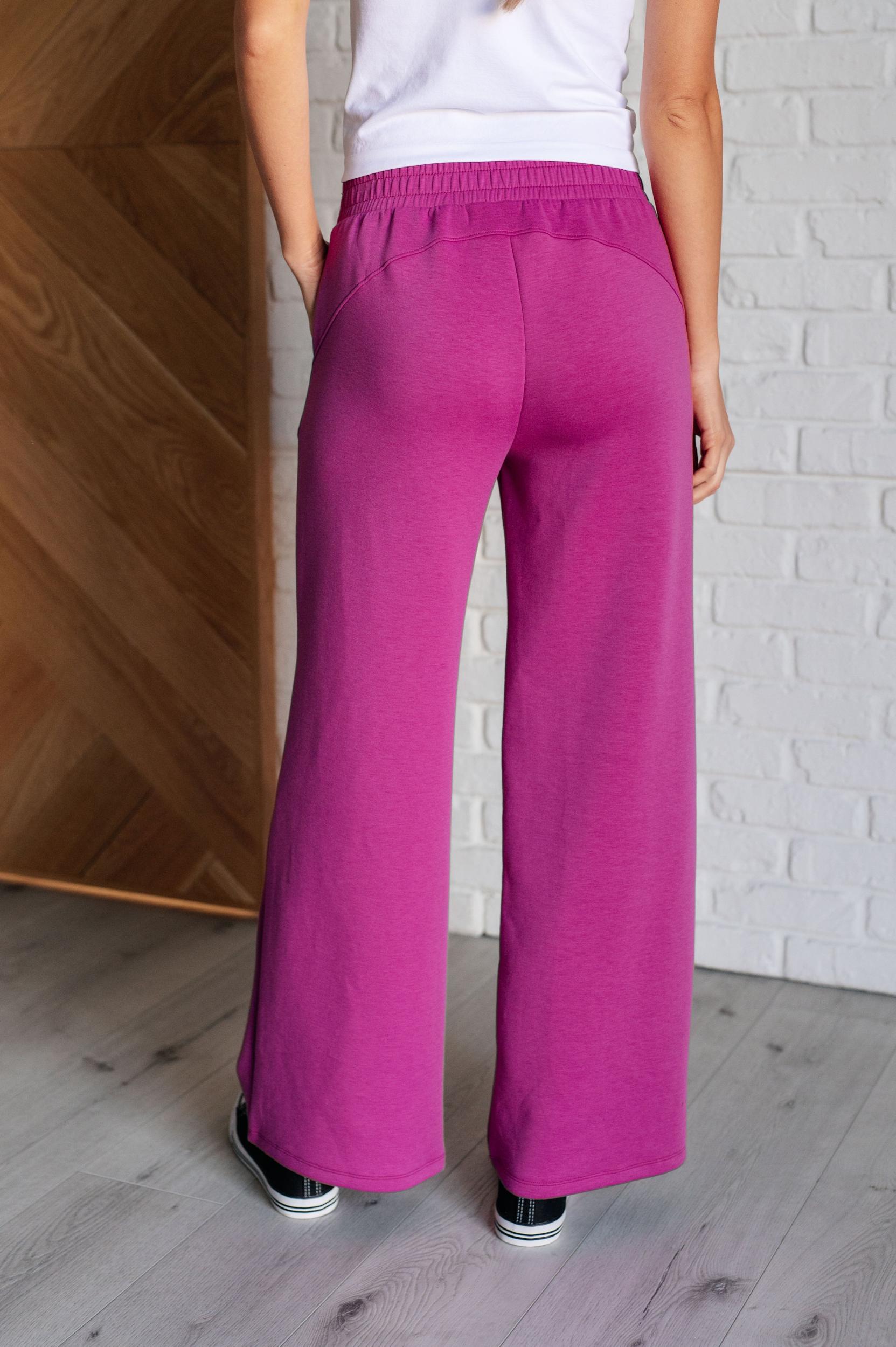 Center Seam Scuba Joggers in Heather Grey (Online Exclusive) Product Image