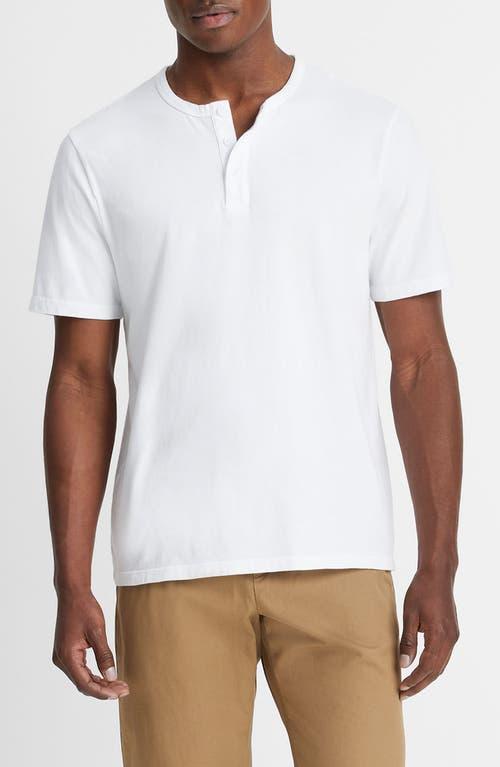Mens Garment-Dyed Cotton Henley Product Image