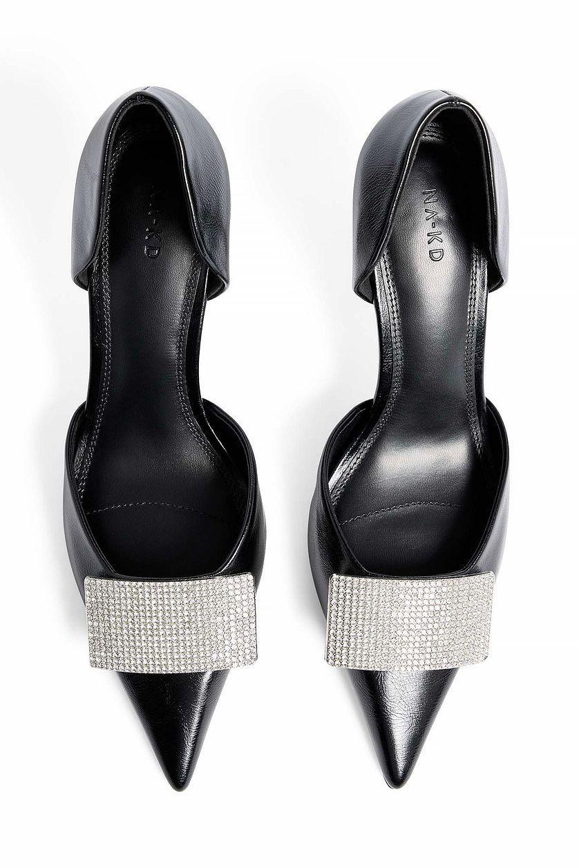 Rhinestone Buckle Pumps Product Image