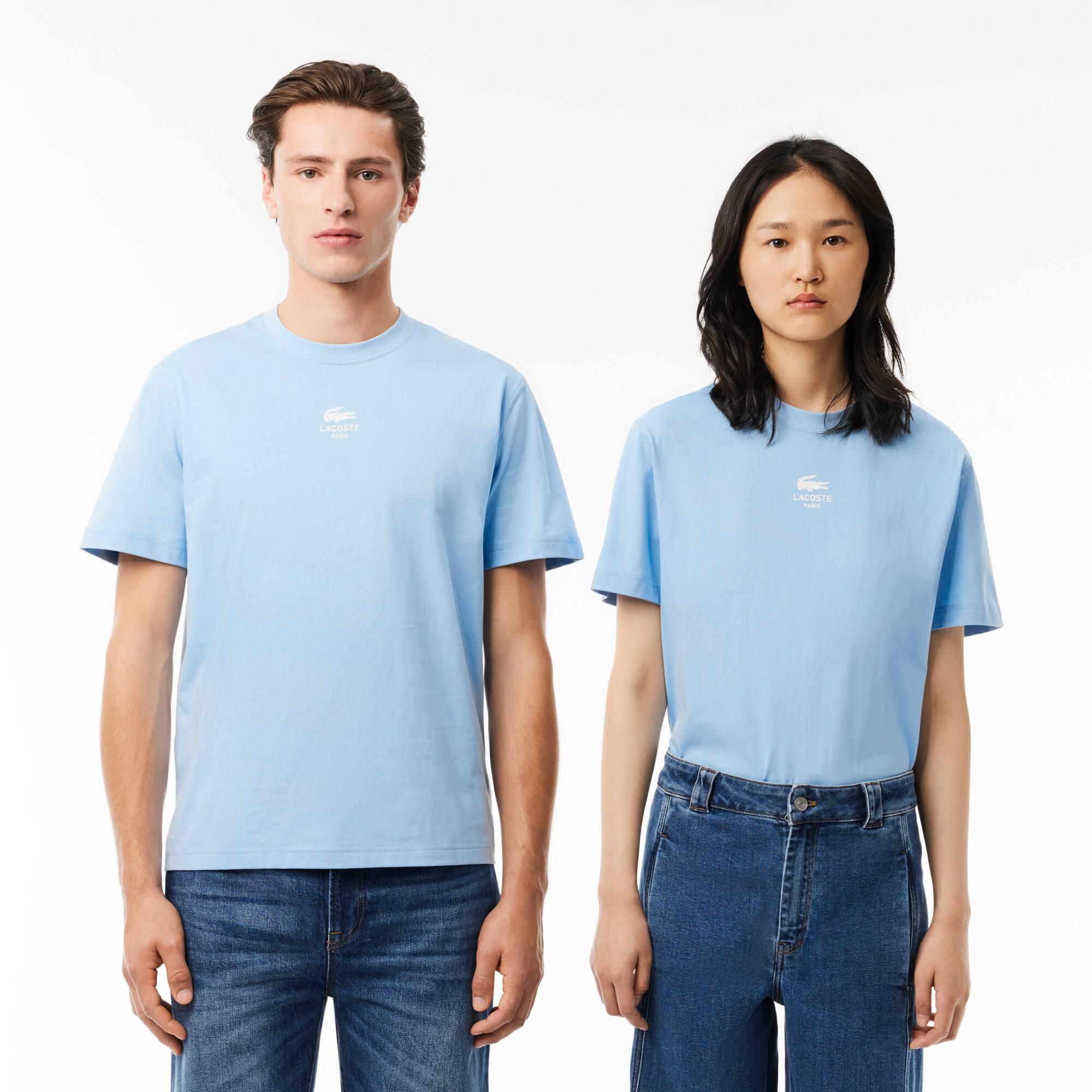 Unisex Signature Print Cotton T-Shirt Product Image