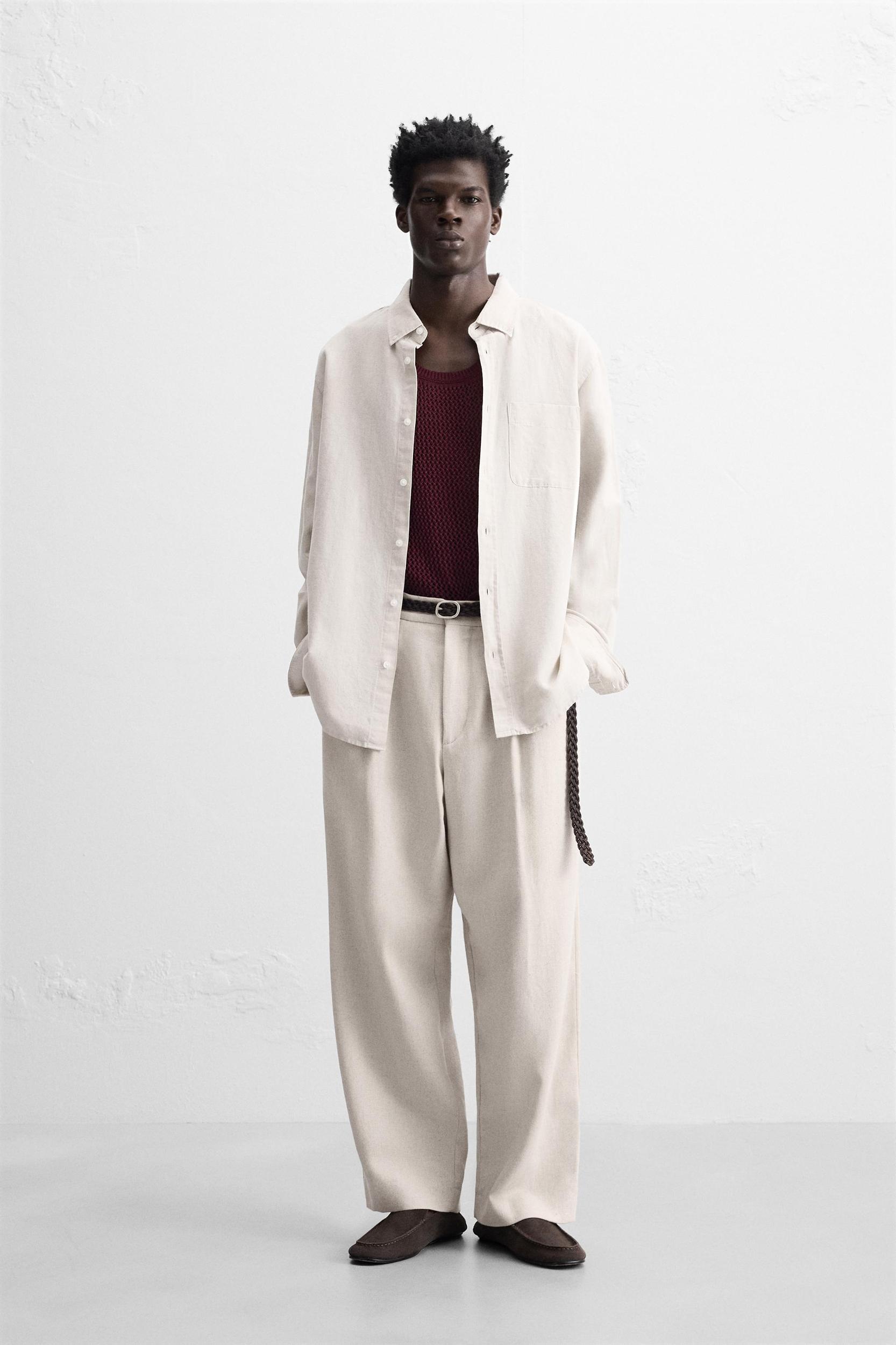 LINEN - COTTON SHIRT Product Image