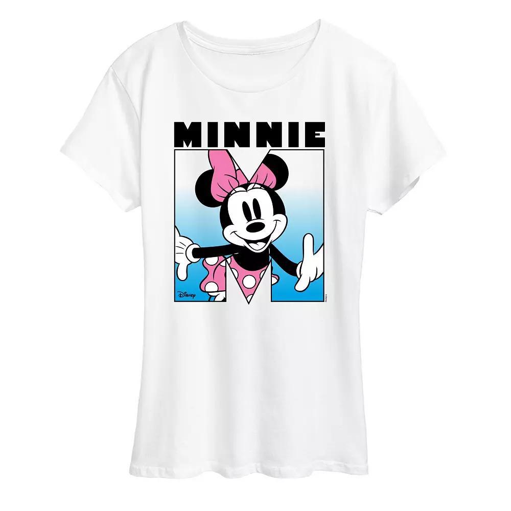 Disneys Minnie Mouse Womens Graphic Tee Product Image