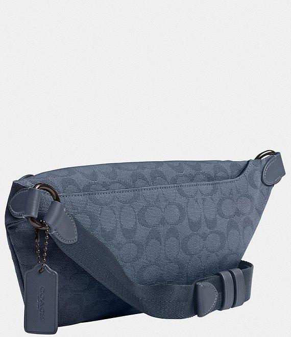 COACH Signature Canvas Jacquard/Refined Calfskin Leather League Belt Bag Product Image