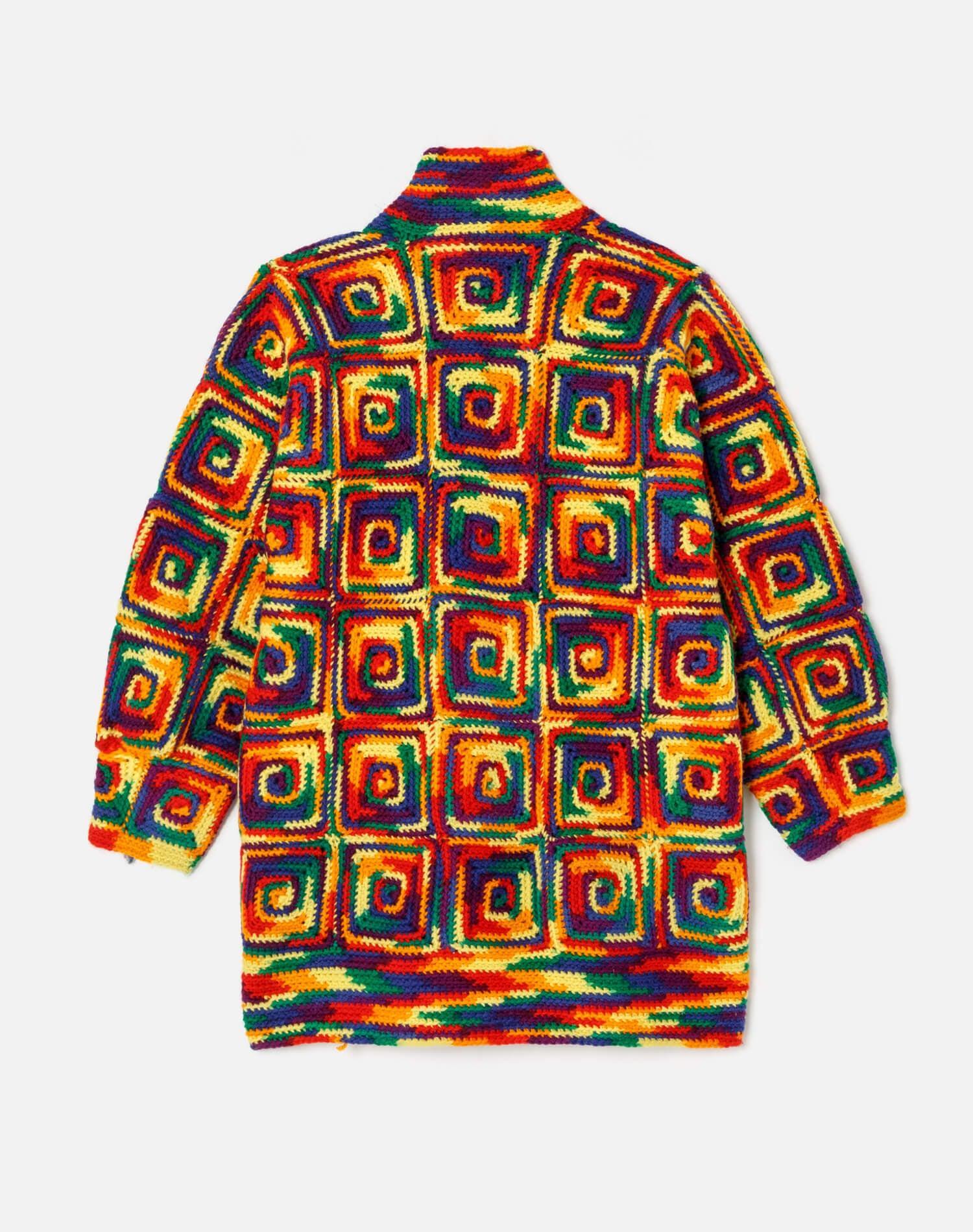 70s Handmade "Granny Square" Cardigan - #18 Female Product Image