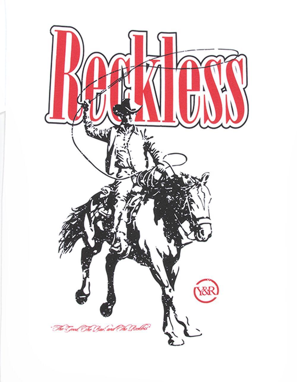 YOUNG & RECKLESS Lasso Mens Tee - WHITE Product Image