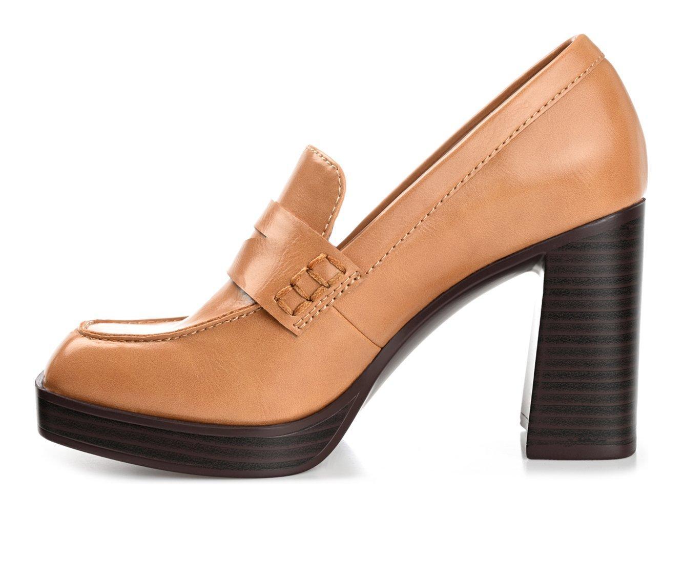 Women's Journee Collection Ezzey Block Heel Platform Loafers Product Image