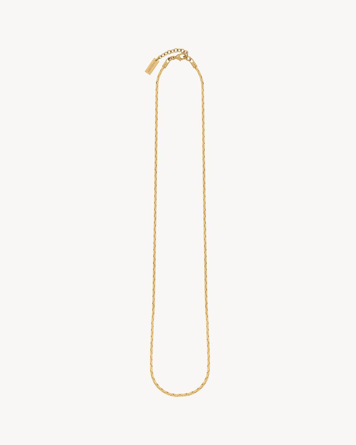 cobra-chain necklace in metal Product Image