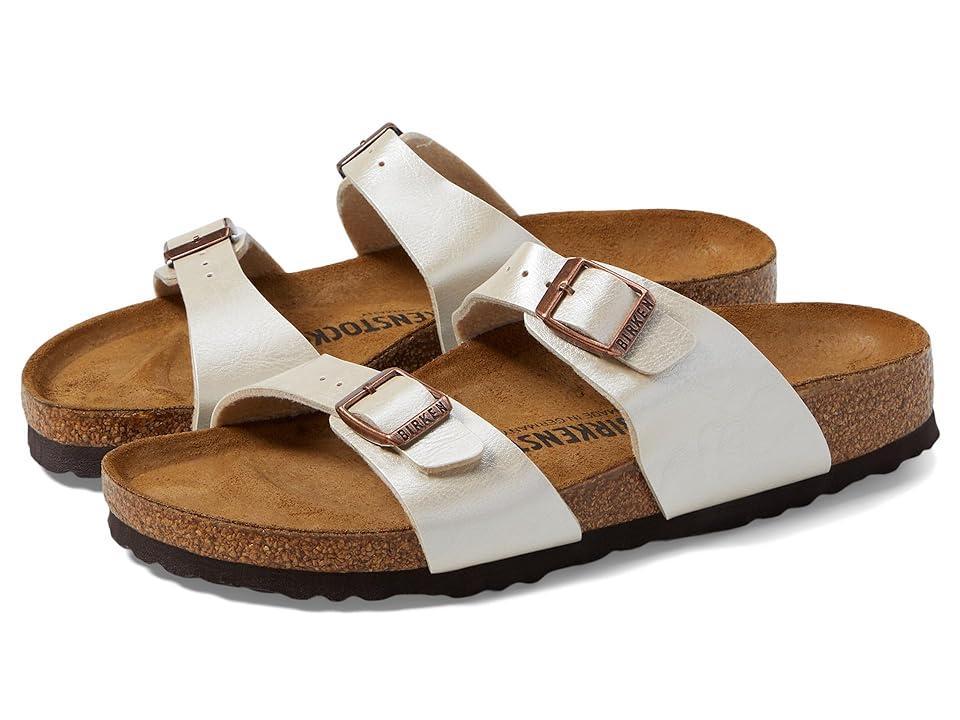 Birkenstock Womens Sydney Luxe Buckle Detail Slide Sandals Product Image