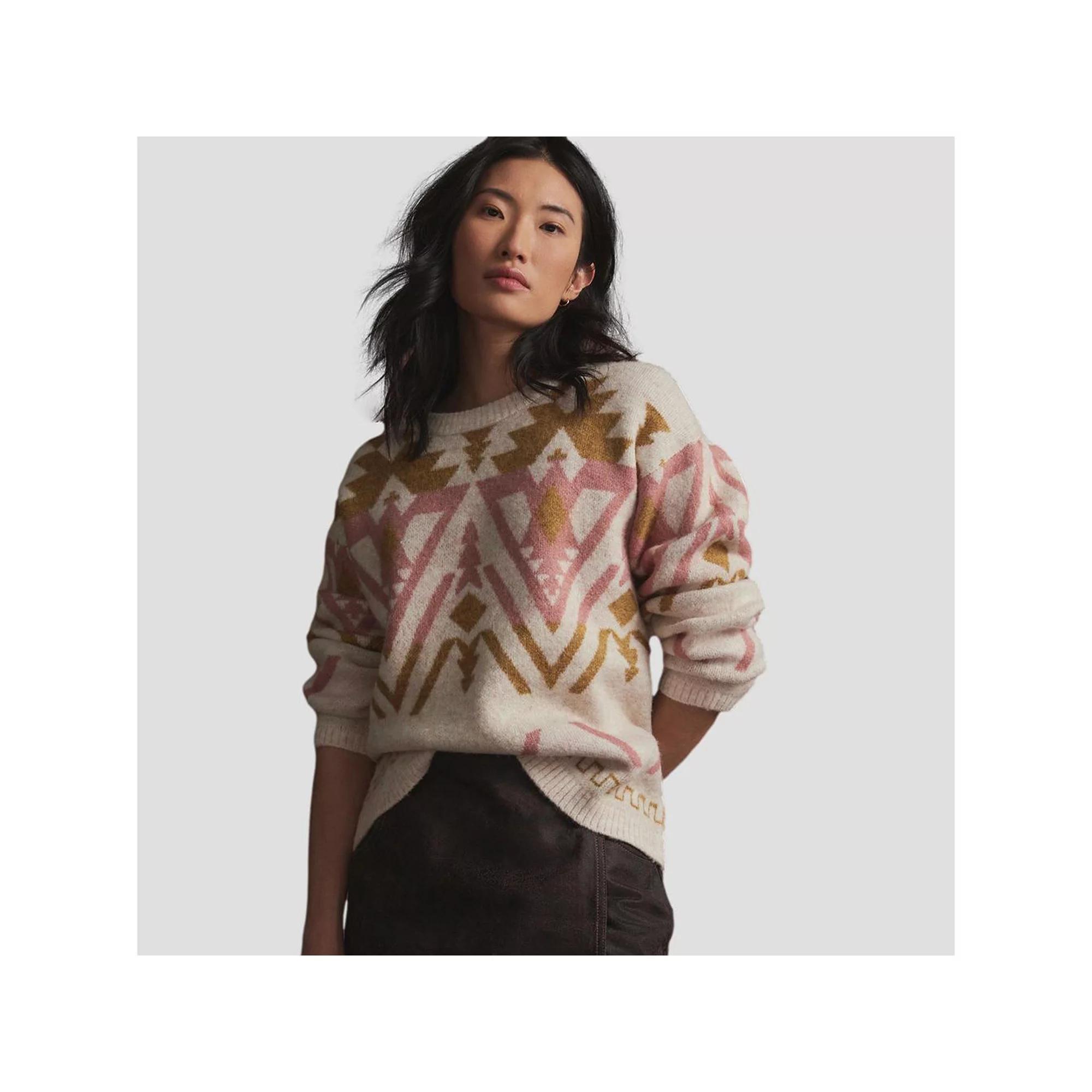 Women's NEXT Pink Blush Soft Touch Patterned Knitted Sweater, Size: XXL, Blush Pink Product Image