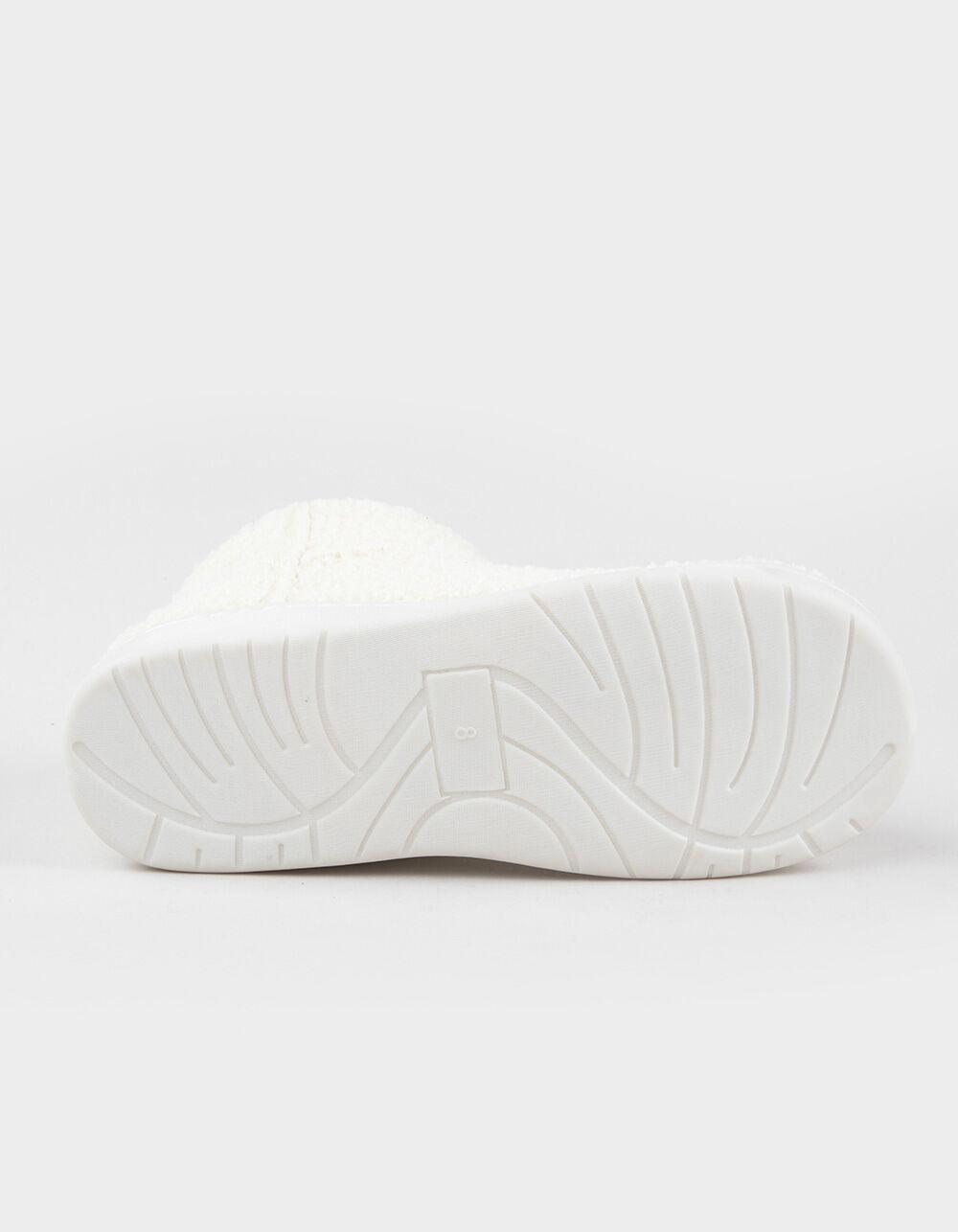 MIA Chill Happy Face Womens Bootie Slippers Product Image