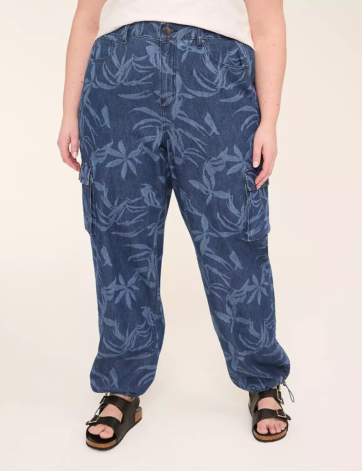 Printed Parachute Cargo Jean Product Image