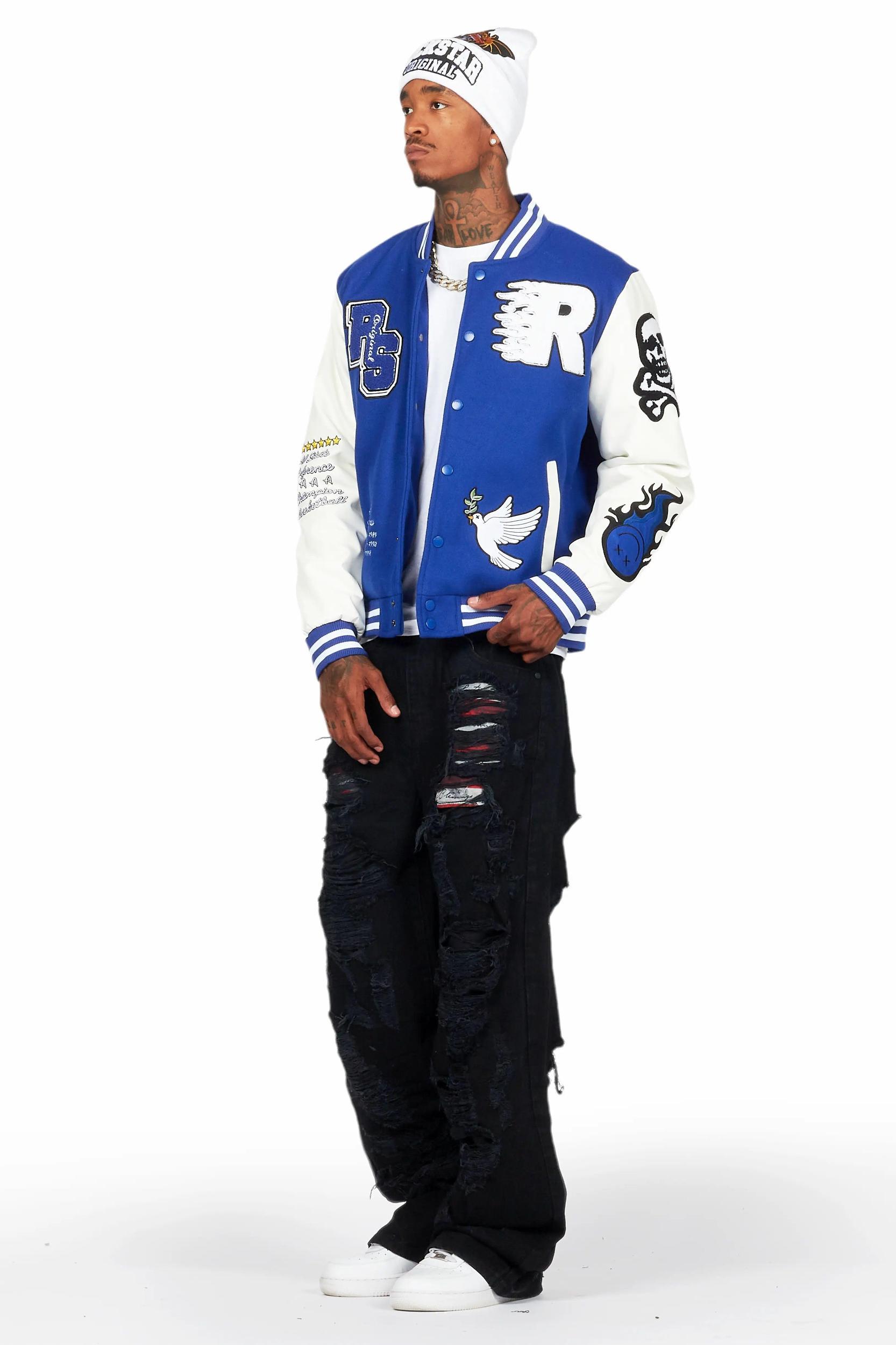 Mical Black Baggy Fit Jean Male Product Image
