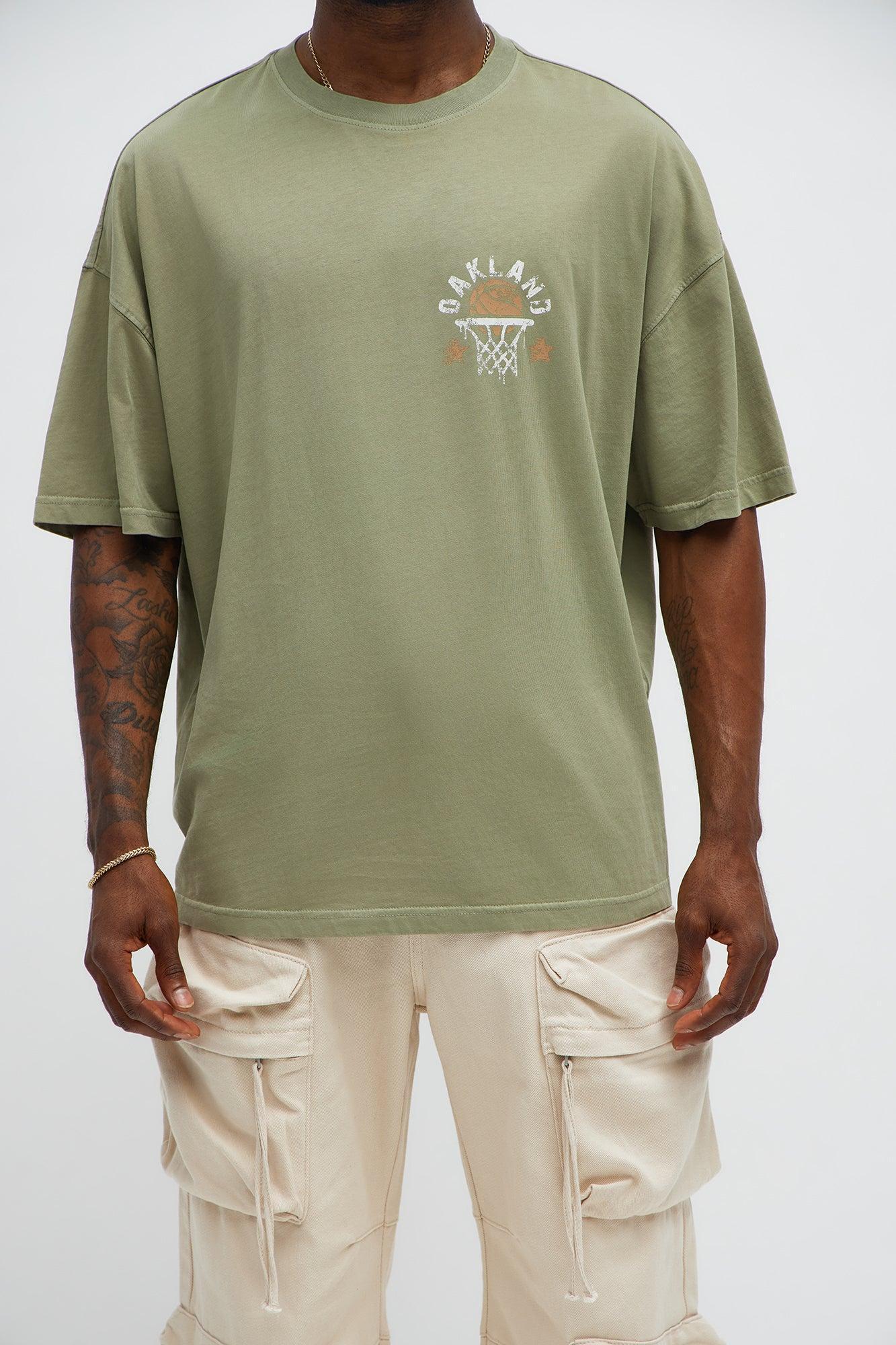 Oakland 78 Oversized Short Sleeve Tee - Olive Product Image