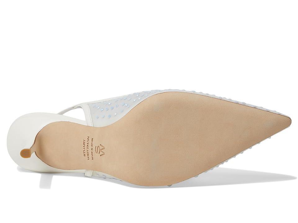 Stuart Weitzman Womens Emilia Mesh 85 Slingback High Heel Pumps Product Image